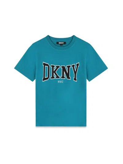 Dkny Tee Shirt In Blue