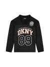 Dkny Polyester T-shirt In Black