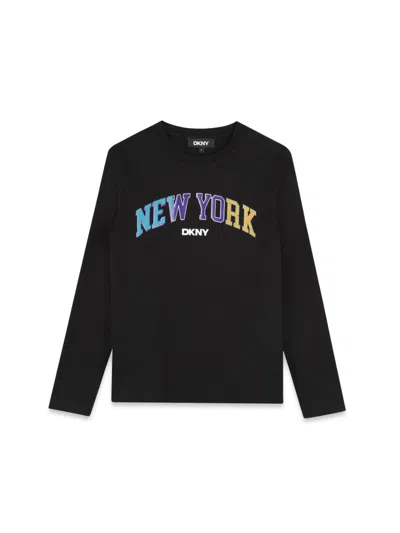 Dkny Tee Shirt M/l In Black