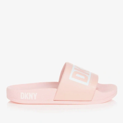 Dkny Teen Girls Light Pink Sliders