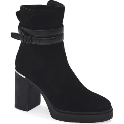 Dkny Tenley Platform Bootie In Black