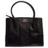DKNY DKNY TEXTURED LEATHER MIDDLE ZIP TOTE