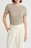 Dkny Textured T-shirt In Neutral