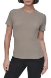 Dkny Textured T-shirt In Utility Grey