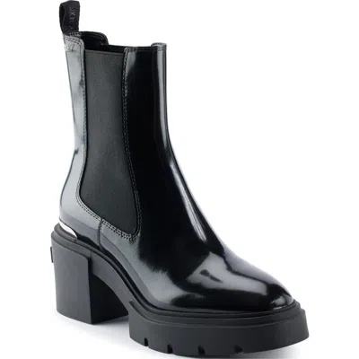 Dkny Thana Platform Chelsea Boot In Black