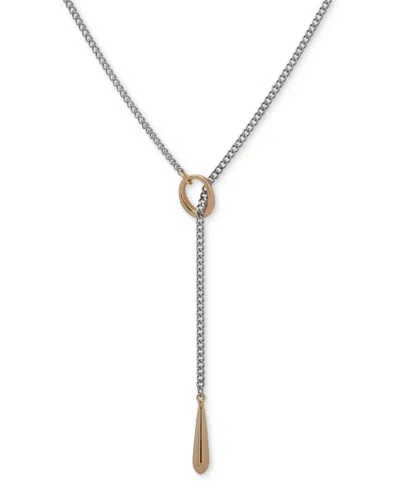 Dkny Threaded Link Y Necklace