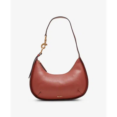 Dkny Thyme Hobo In Red