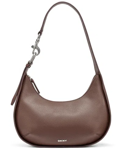 Dkny Thyme Medium Hobo Bag In Brown