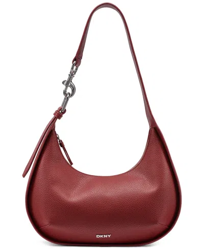 Dkny Thyme Medium Hobo Bag In Red