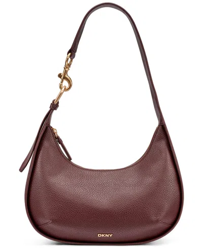 Dkny Thyme Medium Hobo Bag In Sangria