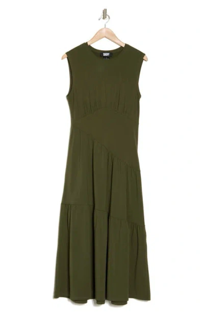 floral chiffon ruffle maxi dress AKIRA Summer Stroll Floral Chiffon Maxi Dress
