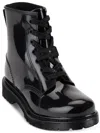 DKNY TILLY COMBAT BOOT WOMENS LEATHER SHORT COMBAT & LACE-UP BOOTS