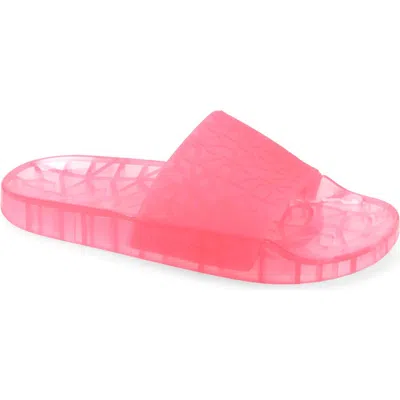 Dkny Tinzli Jelly Slide Sandal In Pink