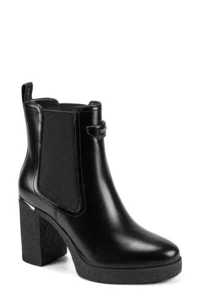 Dkny Tisdel Platform Chelsea Boot In Black