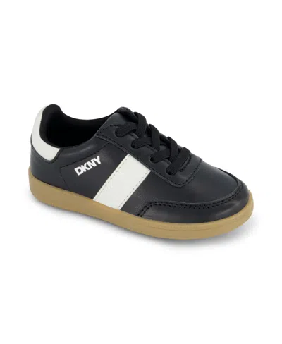 Dkny Babies' Toddler Boys Dylan Damian Low Top Sneaker In Black
