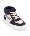 Dkny Toddler Girls Amelia Alice High Top Sneaker In Navy