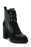 Dkny Toia Platform Bootie In Black/grey