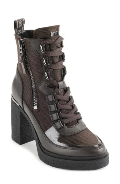 Dkny Toia Platform Bootie In Espresso