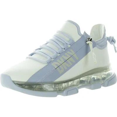 Dkny Tokyo Womens Faux Leather Lifestyle Casual And Fashion Sneakers In Multi