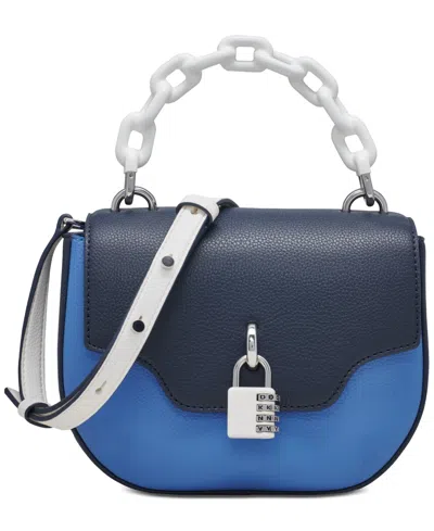 Dkny Tomi Chain Top Handle Crossbody In Sky Multi