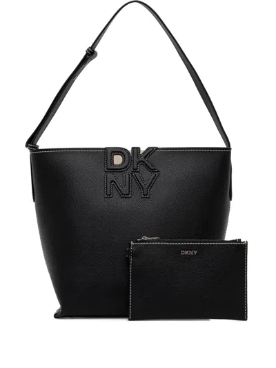 Dkny Top-handle Tote Bag In Black