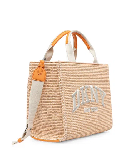 Dkny Top Handle Tote Bag In Brown