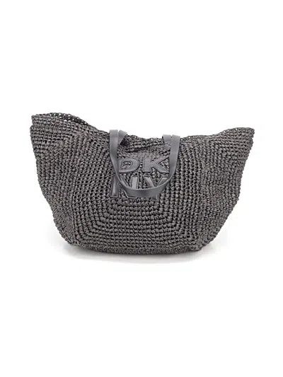Pre-owned Dkny Tote Bag In Gray