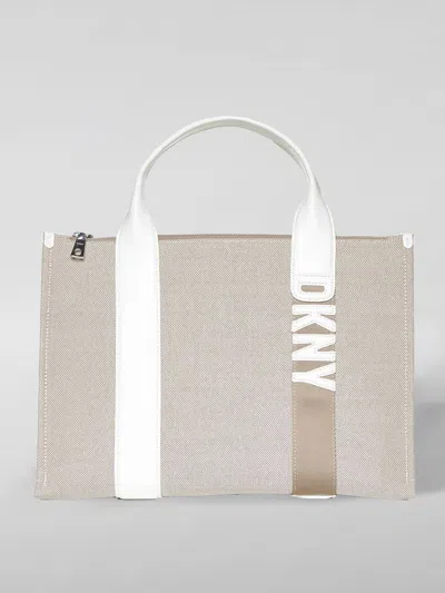 Dkny Tote Bags  Woman Color Natural In 自然色