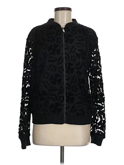 Pre-owned Dkny Track Jacket In Black