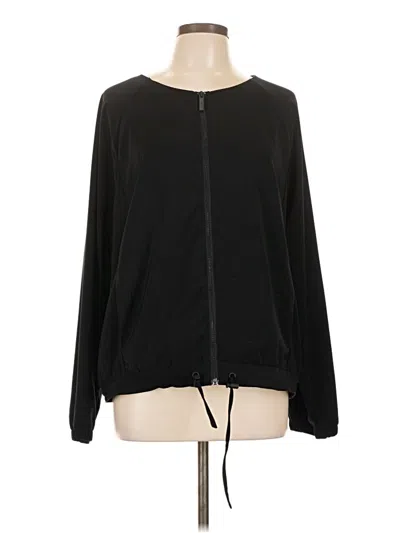 Pre-owned Dkny Track Jacket In Black