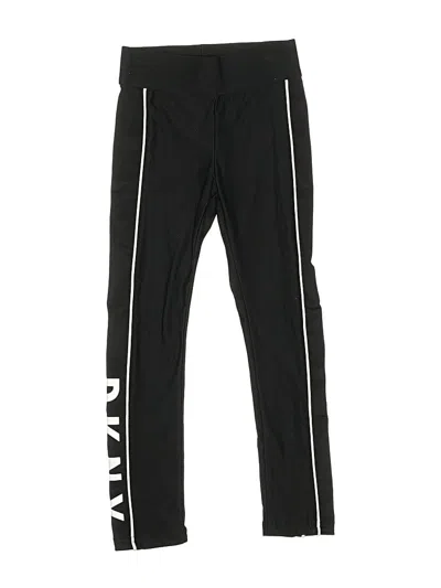 Pre-owned Dkny Kids' Track Pants In Black