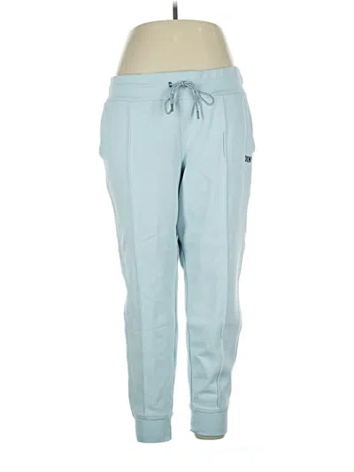 Pre-owned Dkny Track Pants In Blue