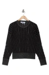 Dkny Transfer Stitch Sweater In Black