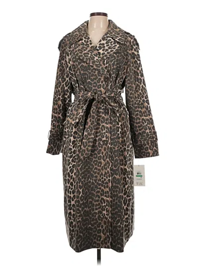 Pre-owned Dkny Trenchcoat In Brown