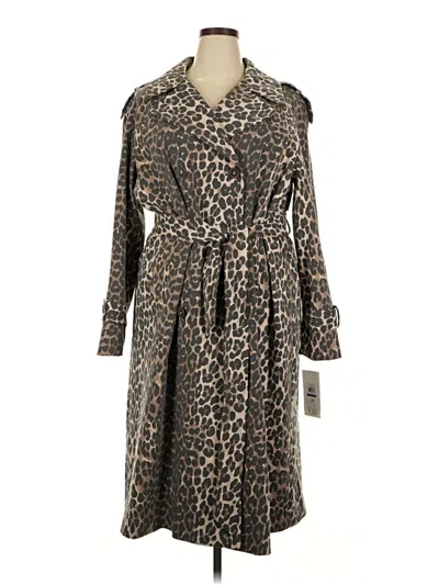 Dkny Trenchcoat In Brown