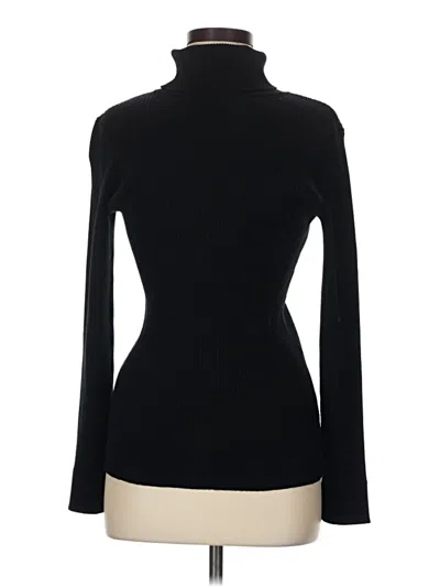 Pre-owned Dkny Turtleneck Sweater In Black