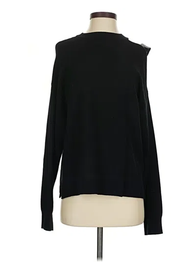 Pre-owned Dkny Turtleneck Sweater In Black