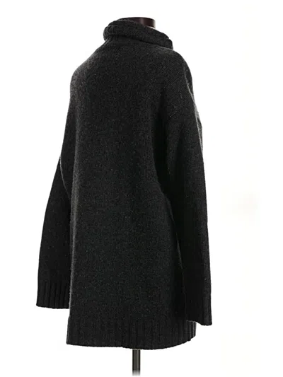 Pre-owned Dkny Turtleneck Sweater In Black