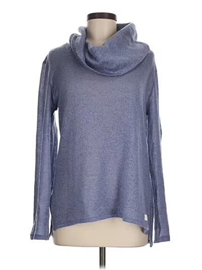 Pre-owned Dkny Turtleneck Sweater In Blue