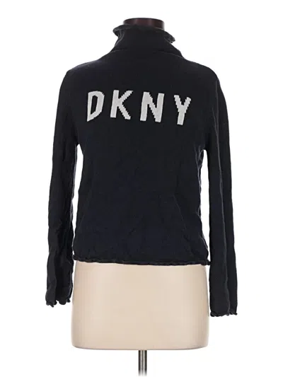 Pre-owned Dkny Turtleneck Sweater In Blue