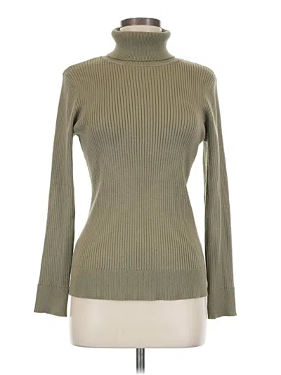 Pre-owned Dkny Turtleneck Sweater In Brown