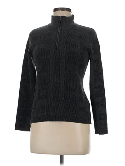 Pre-owned Dkny Turtleneck Sweater In Gray