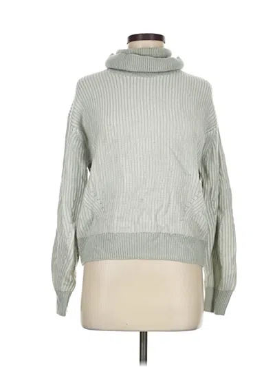 Pre-owned Dkny Turtleneck Sweater In Gray