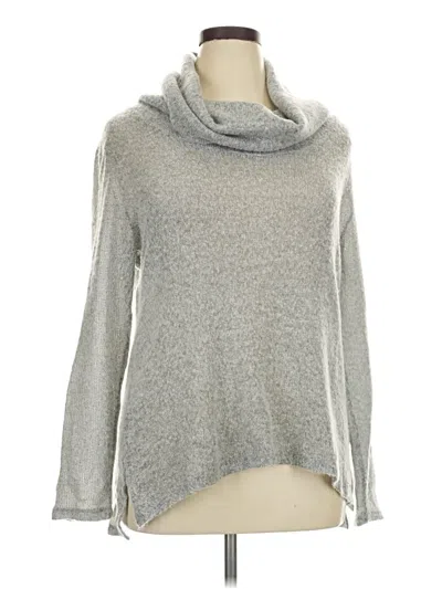 Pre-owned Dkny Turtleneck Sweater In Gray