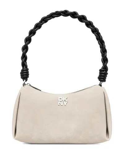 Dkny Twisted-handle Logo Tote Bag In Pattern