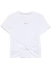 Dkny Twisted T-shirt In 白色