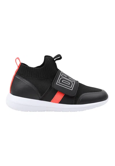 Dkny Kids' Unisex Baby Sneakers  In Black