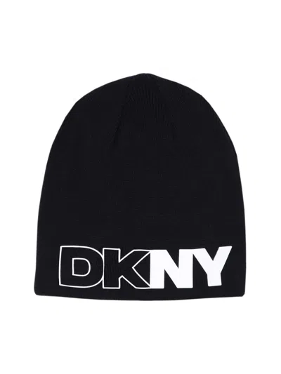 Dkny Unisex Mini Hat For Kids In Black