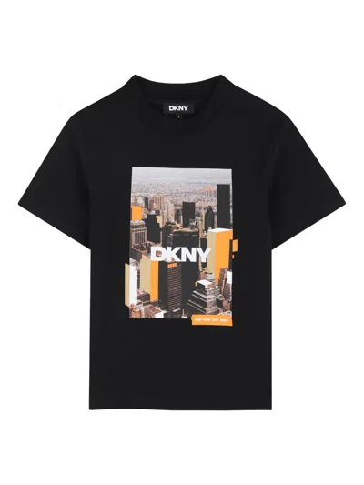 Dkny Unisex Mini Tee Shirt In Purple