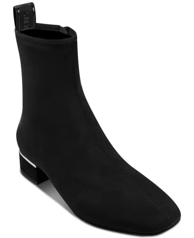 Dkny Vaider Booties In Black